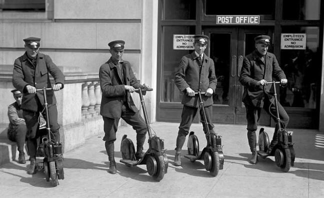 The origin of electric skateboards : It came out since one century ago?